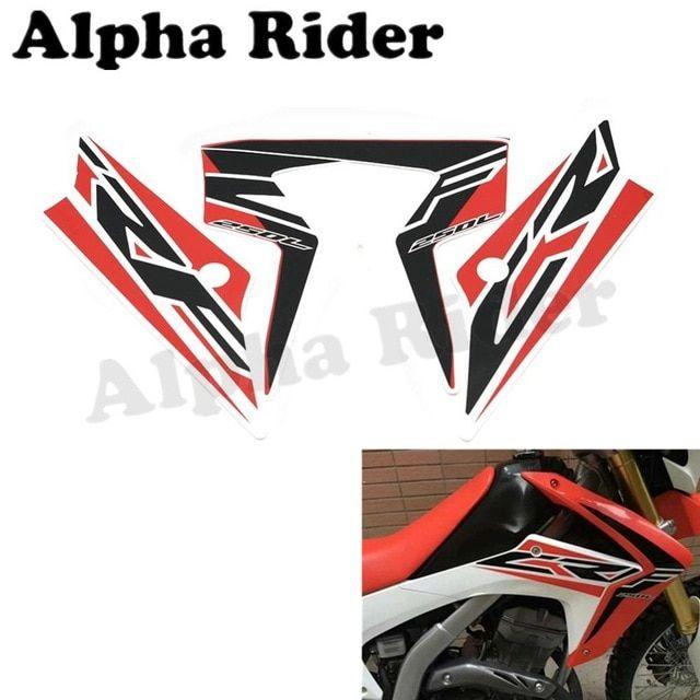 Honda Dirtbike Logo - Dirtbike Motorcycle Applique Decals Fuel Gas Tank Sticker Set for ...