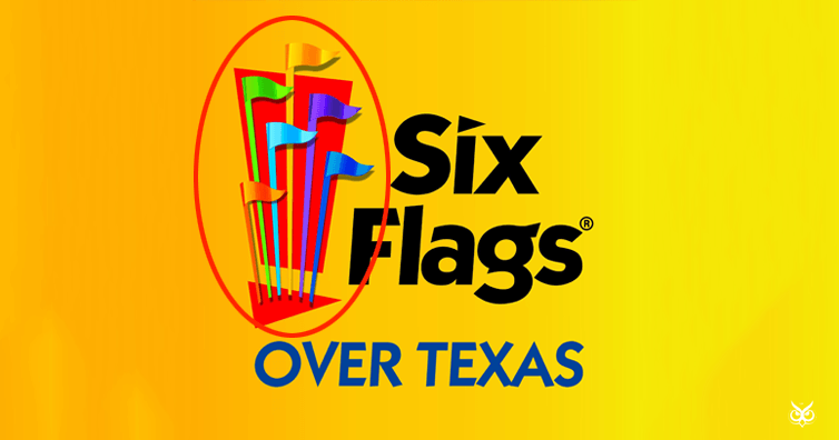 Six Flags Logo - What Do Each Of The Flags In The 'Six Flags Adventure Park