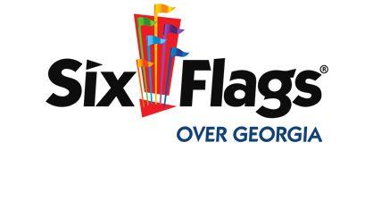Six Flags Logo - PAC- East Coast Programs. Six Flags Over Georgia