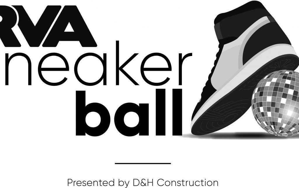 VCU Black and White Logo - RVA Sneaker Ball Ram Athletic Fund Events
