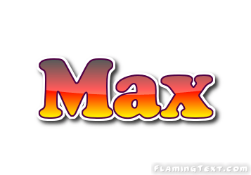 Max Name Logo - Max Logo | Free Name Design Tool from Flaming Text