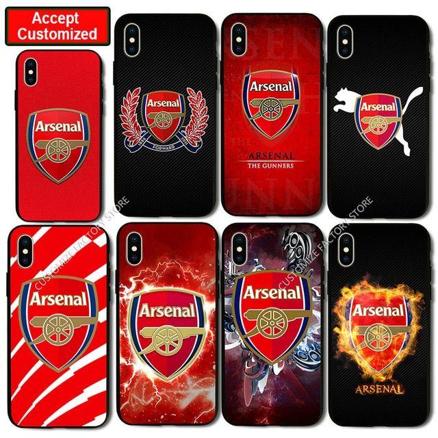 Arsenal Logo - Arsenal Logo Print Shell Cover Case for iPhone 5 5S SE 6 6S 7 8 Plus ...