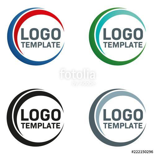 Circular Company Logo - Modern Circular Company Logo Template Stock Image And Royalty Free