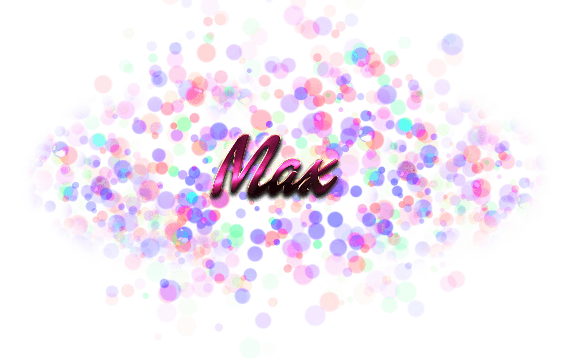 Max Name Logo - Max Name Logo Bokeh PNG
