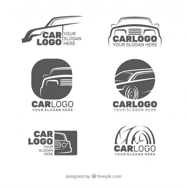 Grey Car Logo - Grey car logo collection Vector