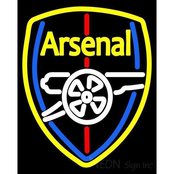 Arsenal Logo - Arsenal Neon Sign with Logo – Neon Sign Inc