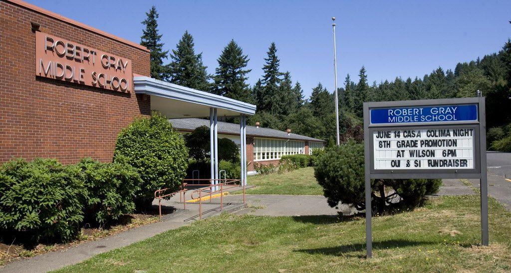 Gray Middle School Logo - Portland's Robert Gray Middle School fails federal standards: High ...