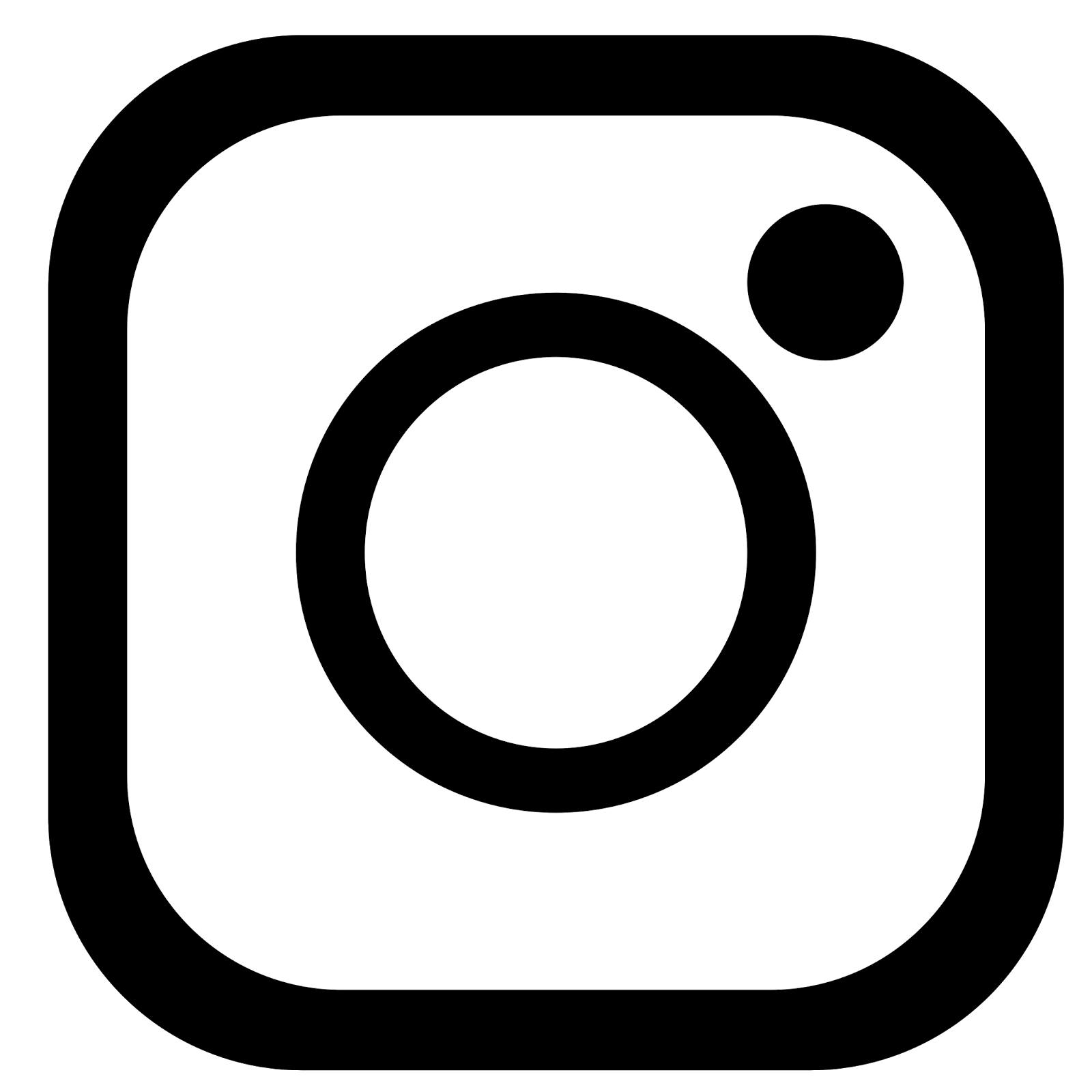 instagram black and white logo png
