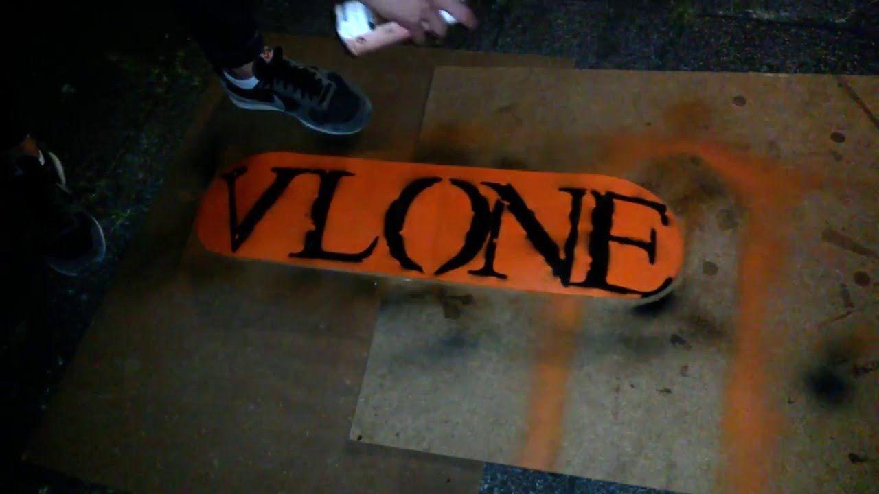Vlone Skateboard Logo - DIY Vlone Skateboard Deck