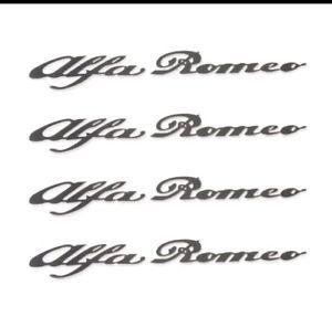 Grey Car Logo - Alfa Romeo HI CAST VINYL BRAKE CALIPER DECALS STICKERS Car