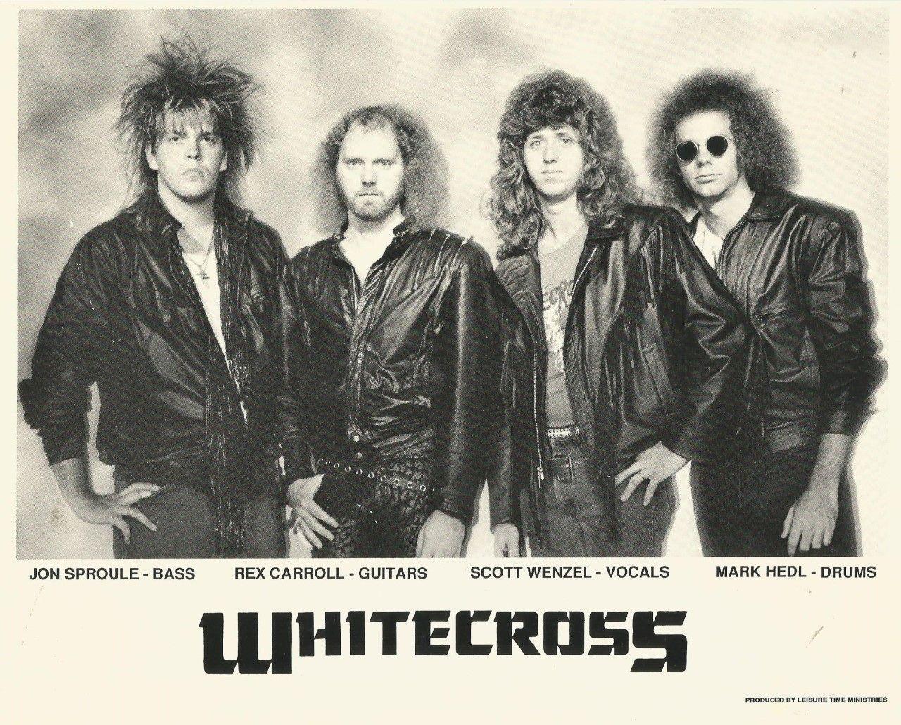 White Cross Band Logo - February 1988. Whitecross performed live on Kansas City area