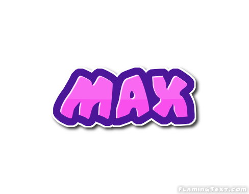 Max Name Logo - Max Logo | Free Name Design Tool from Flaming Text
