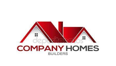 Red Triangle House Logo - Real Estate Houses Logo Design Template–© deskcube | Artistic ...