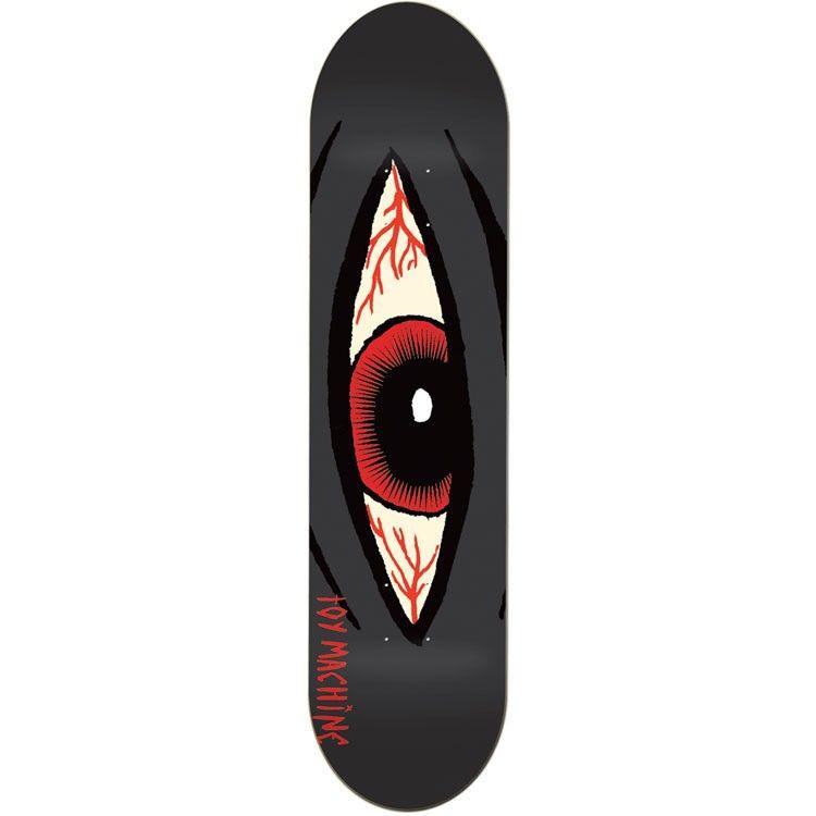 Toy Machine Skateboard Logo - Bloodshot 8.13 - Toy Machine