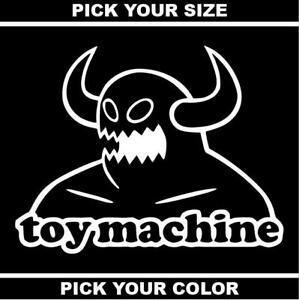 Toy Machine Skateboard Logo - Toy Machine Skateboards Vinyl Sticker / Decal * Skateboarding * Deck