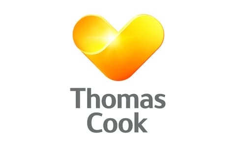 Orange Yellow and White Logo - Thomas Cook unveils 'Sunny Heart' logo - Telegraph