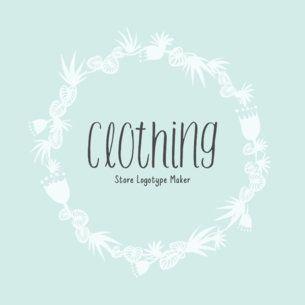 Clothing Store Logo - Placeit Clothing Store Logo Maker with Flower Garland