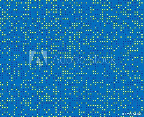 Yellow Background Blue Square Logo - Abstract Colorful square blue and yellow Background with Mosaic