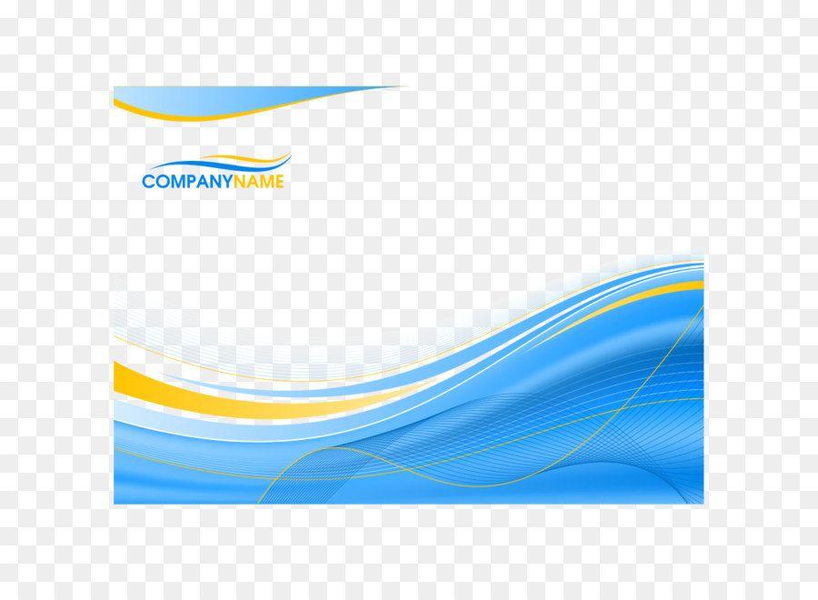 Yellow Background Blue Square Logo - Blue background with wavy lines png download
