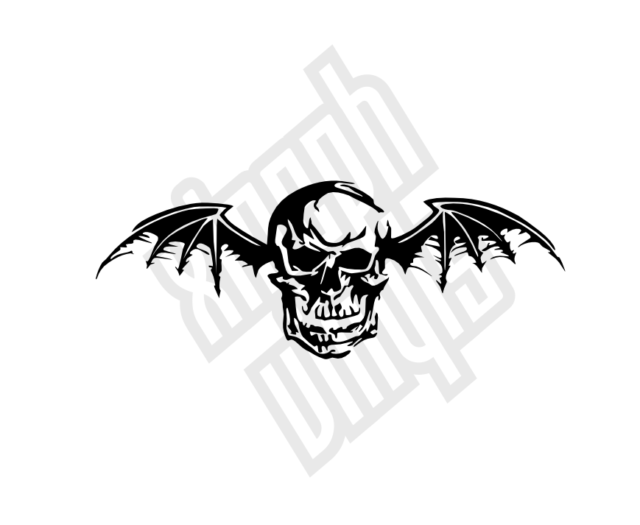 Batman Deathbat Logo - 15cm Avenged Sevenfold Vinyl Sticker Decal Deathbat Logo Car (window ...