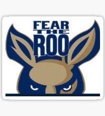 Fear the Roo Logo - Fear the Roo Stickers | Redbubble