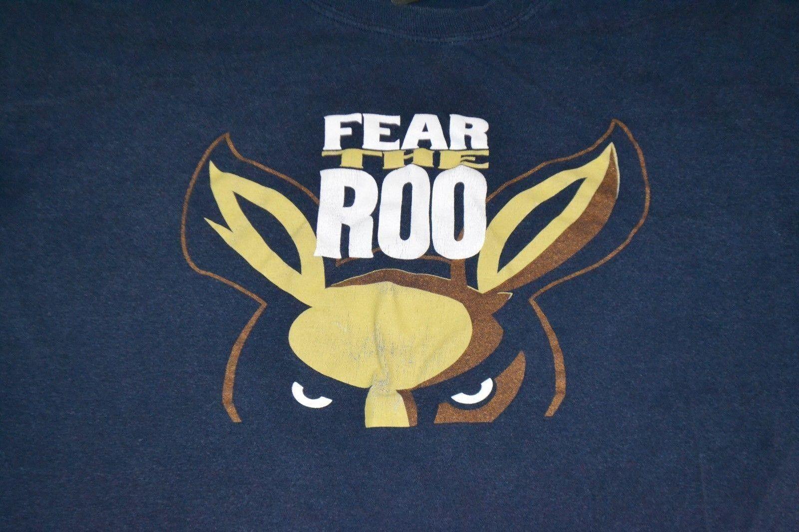 Fear the Roo Logo - University Of Akron Zips Fear The Roo Long Sleeve T Shirt XL OH MAC ...