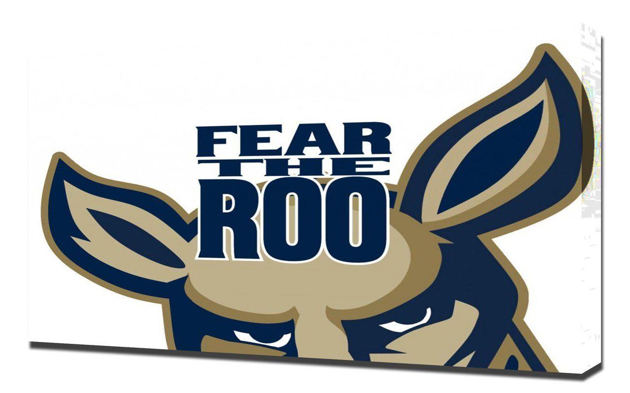 Fear the Roo Logo - Akron Zips 1 Art Print: Home & Kitchen