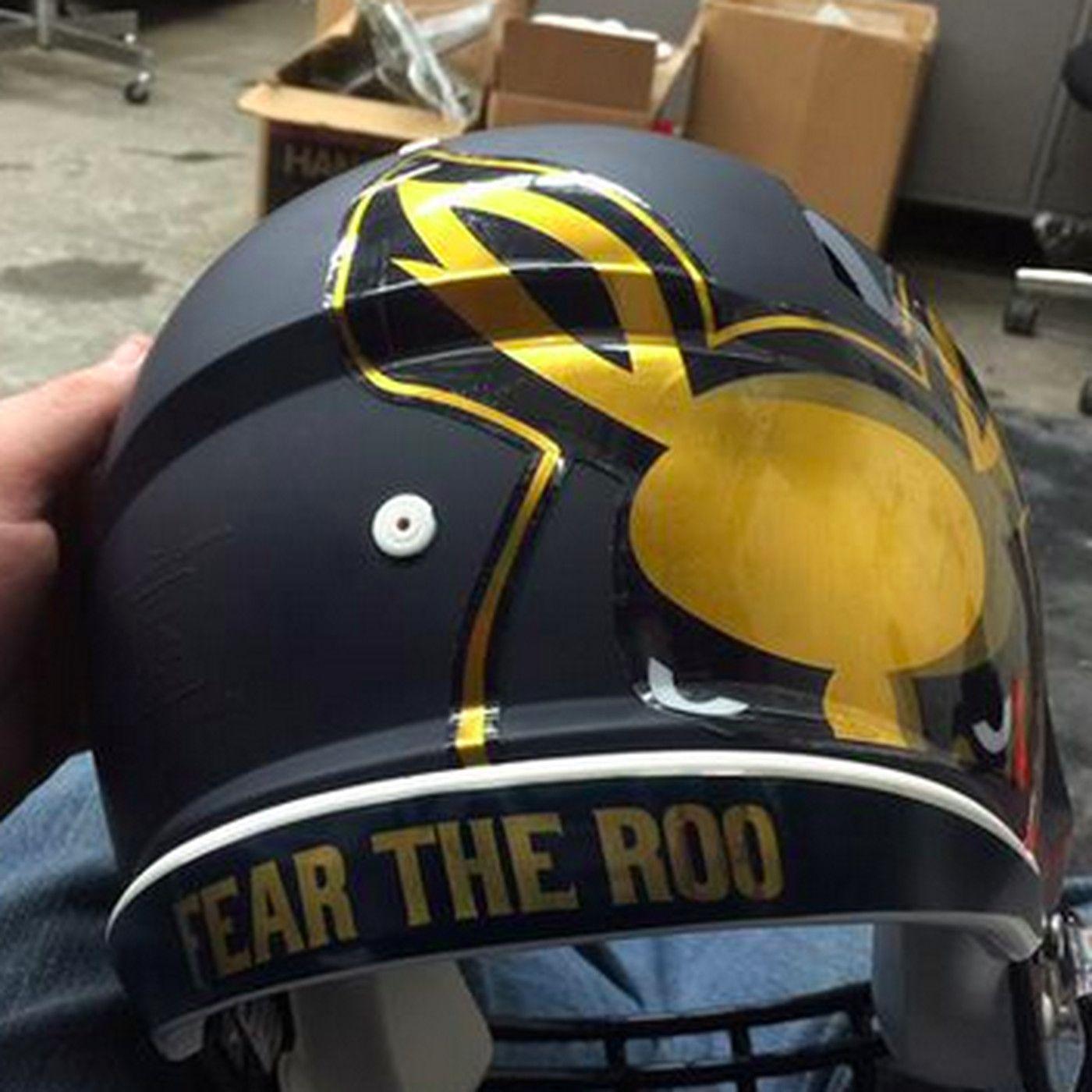 Fear the Roo Logo - Akron Zips Set To Debut Fear The Roo Helmet Against The Oklahoma