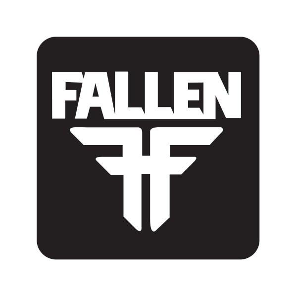 Fallen Logo - Printed vinyl Fallen Logo Black White