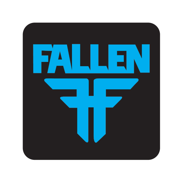 Fallen Logo - Printed vinyl Fallen Logo Black Blue