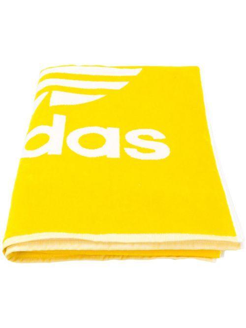 Adidas Accessories Logo - Adidas Cotton 100% Logo Towel Beach Accessories In Yellow