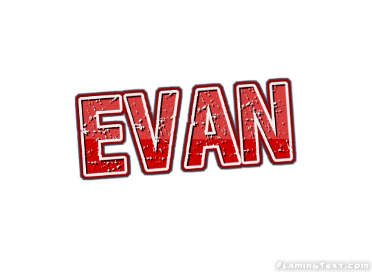 Evan Name Logo - Evan Logo. Free Name Design Tool from Flaming Text