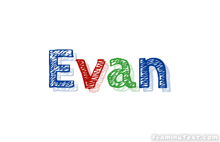 Evan Name Logo - Evan Logo | Free Name Design Tool from Flaming Text