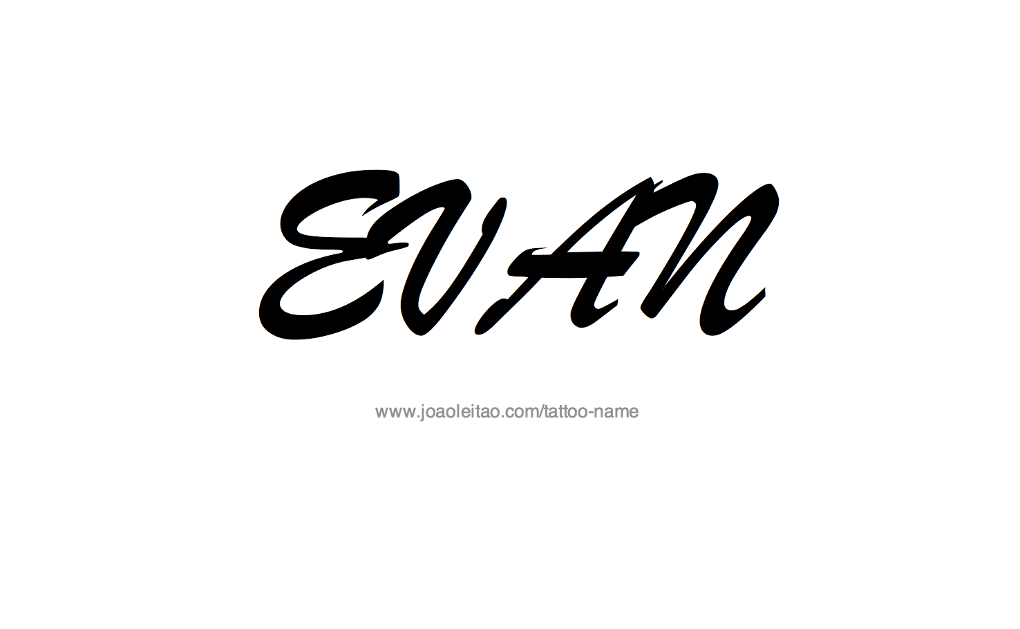 Evan Name Logo - Evan Logo Name
