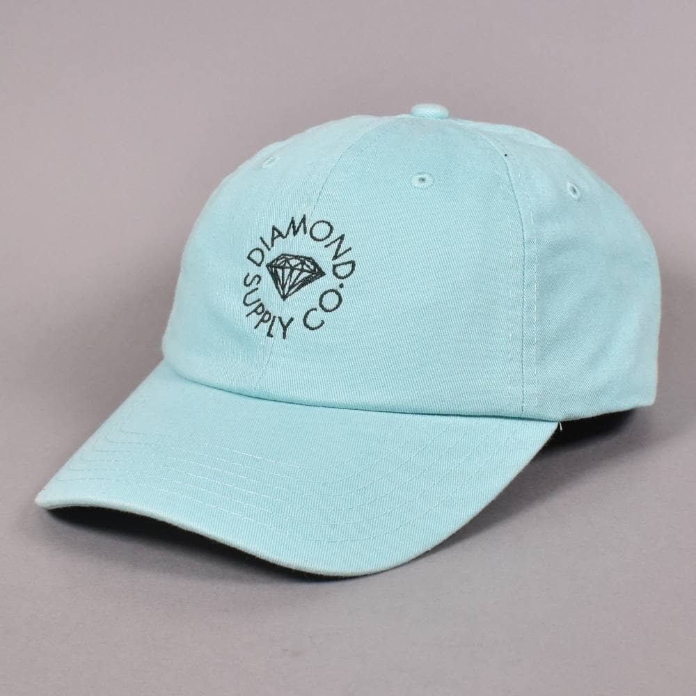 Teal Diamond Supply Co Logo - Diamond Supply Co. Circle Logo Sports Strapback Cap - Dress Blue ...