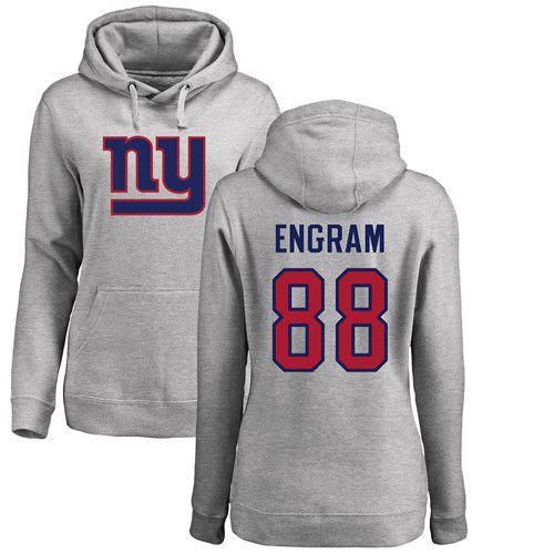 Evan Name Logo - 88 New York Giants Evan Engram Women's Name & Number Logo Ash Nike ...