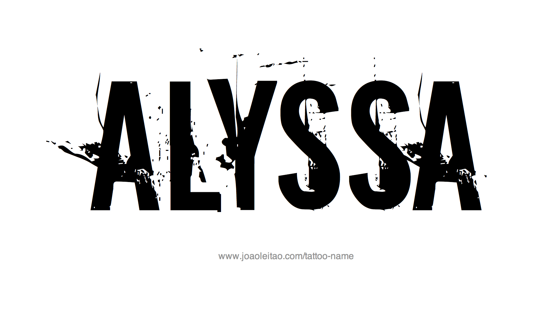 Evan Name Logo - Alyssa Name Tattoo Designs | cool/abandoned buildings | Names, Name ...