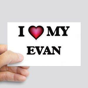 Evan Name Logo - Evan Name Stickers