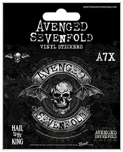 Avenged Sevenfold A7X Logo - Avenged Sevenfold Sticker Adhesive Decal - A7X Death Bat Logo (5 x 4 ...