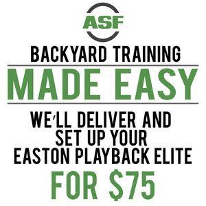 Easton Elite Logo - Delivery & Set Up for Easton PLayback Elite