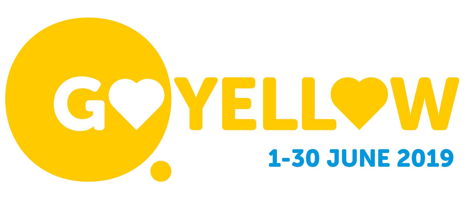 Orange and Yellow Logo - go yellow logo 2019. St Barnabas Hospice