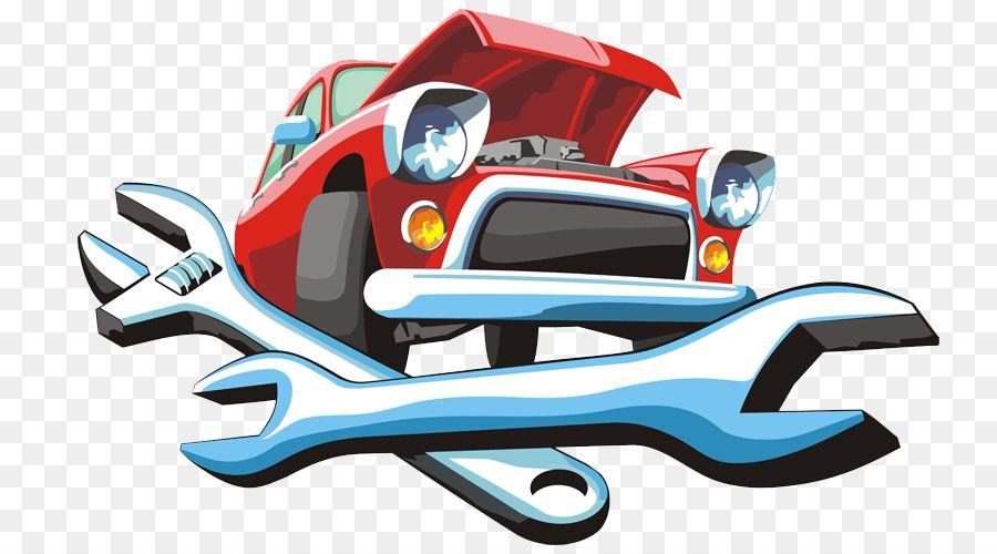 Cartoon Mechanic Shop Logo - Car Automobile repair shop Auto mechanic Motor Vehicle Service Clip ...