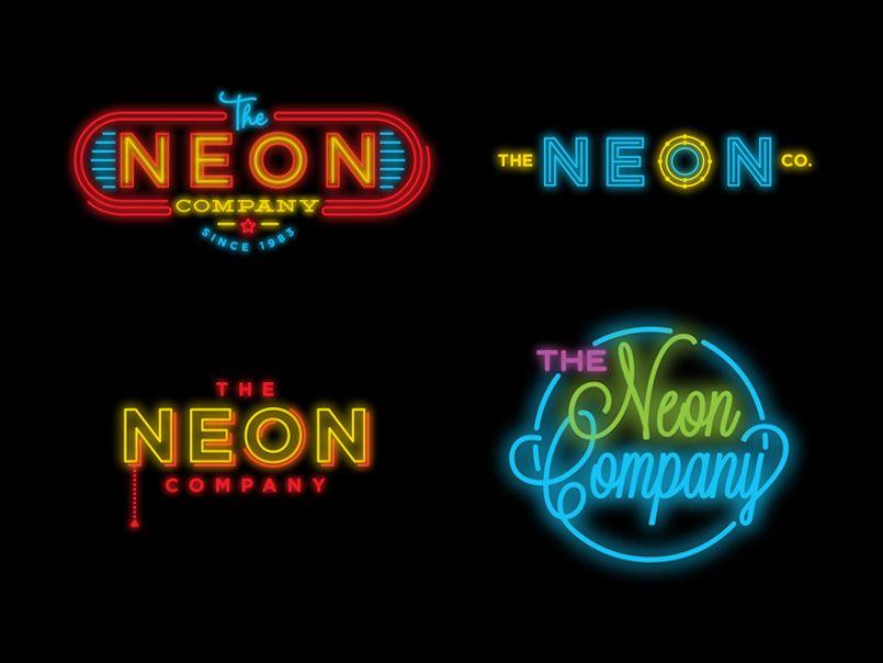 Neon Logo - 23 Bright & Glowing Neon Sign Logos | Creativeoverflow