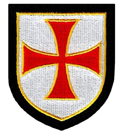 Christian Crusader Logo - Crusades Shield Red Embroidered Patch Knights Templar