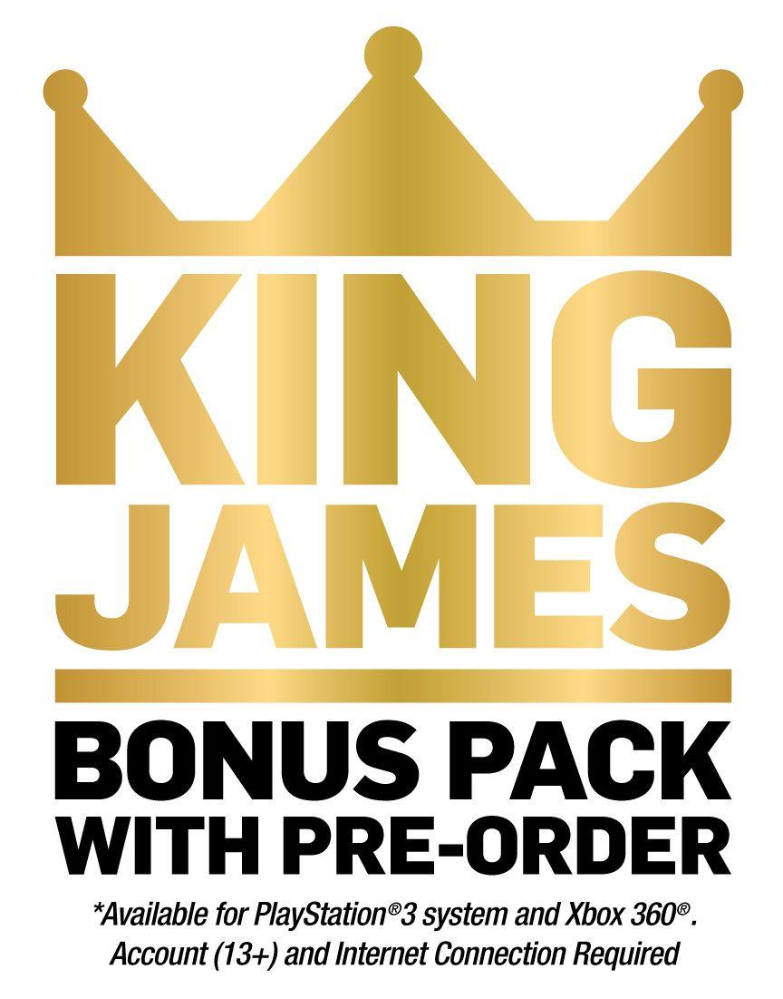 Gold LeBron Logo - The King Reigns: 2K Sports Announces LeBron James as NBA® 2K14 Cover ...