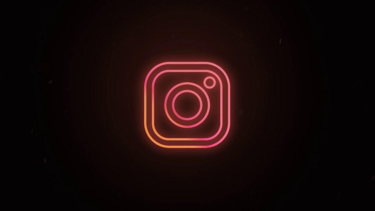 Neon Logo - Social media Instagram Logo Neon flickering - Free motion Graphics ...
