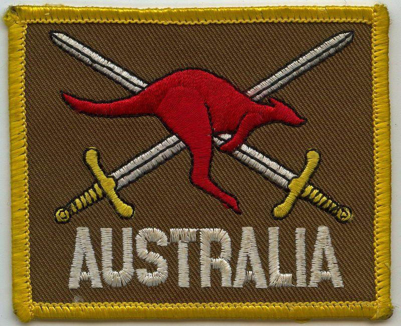 Australian Army Kangaroo Logo - File:Australia Patch untac.jpg - Wikimedia Commons