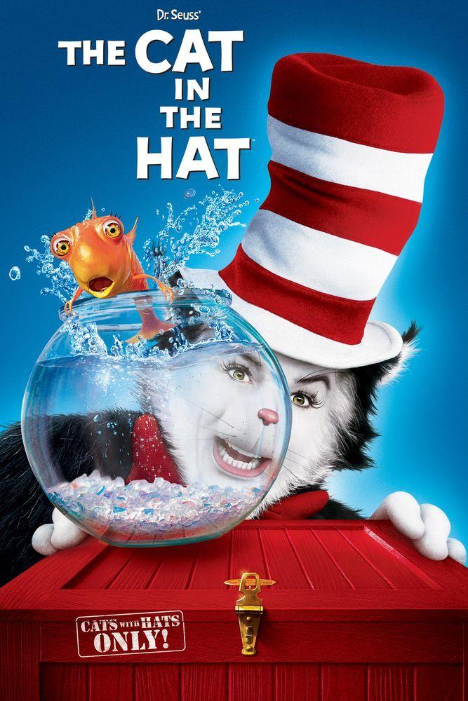 Cat in the Hat Movie Logo - Dr. Seuss' the Cat In the Hat Movie Poster - Mike Myers, Kelly ...