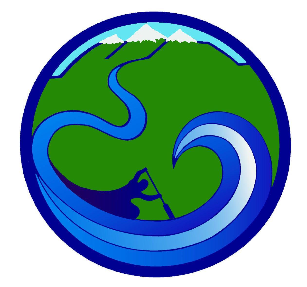 Blue and Green Circle Logo - California Rafting and Whitewater Rafting in California on the ...