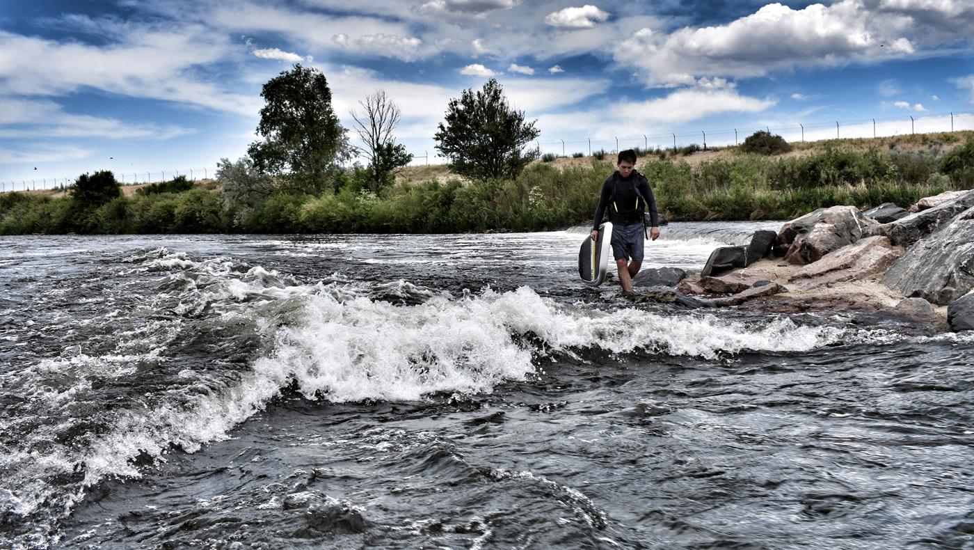 River Surf Company Logo - River Surfing